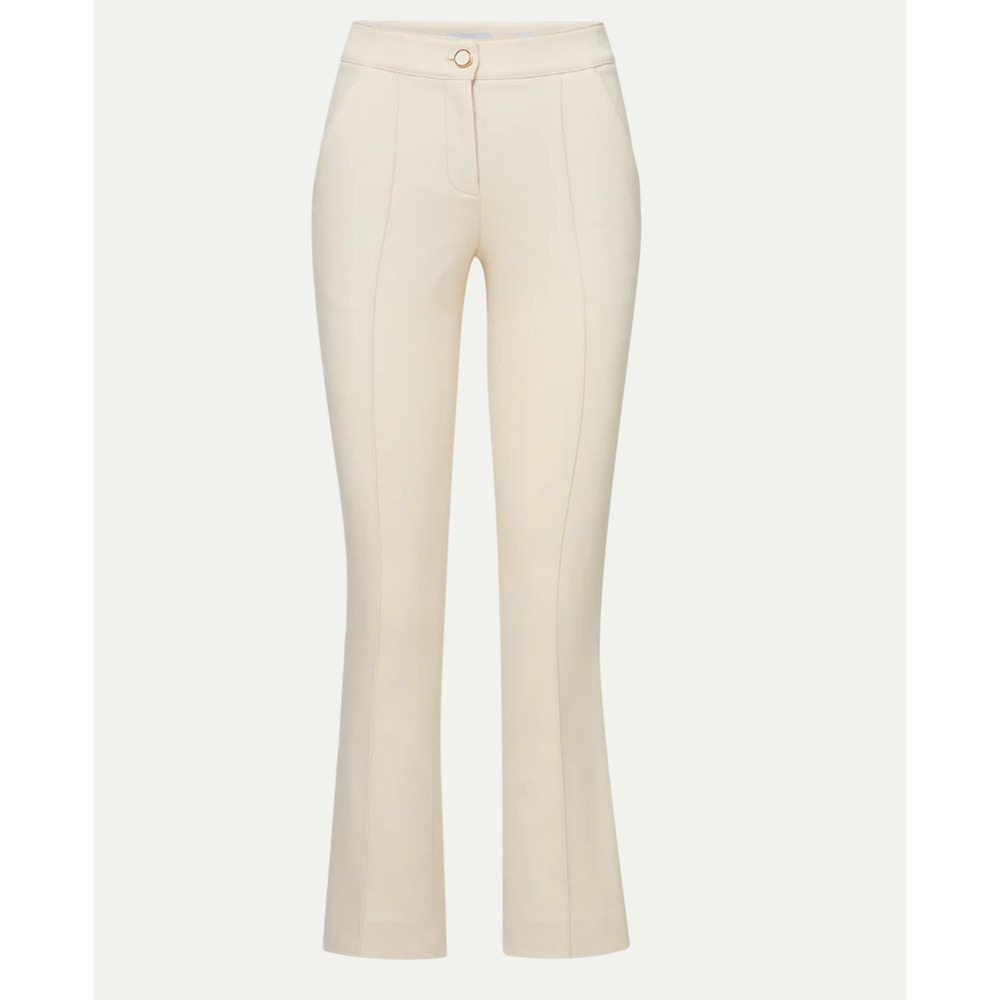 Veronica Beard Kimra Straight-Leg Pant Ecru US 4 - Picture 5 of 12